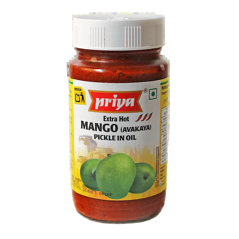 Priya Mango Avakaya Pickle(Extra hot) 300gm - Spice Village