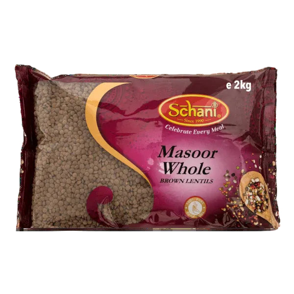 Schani Brown Lentils(Whole Masoor) 2kg