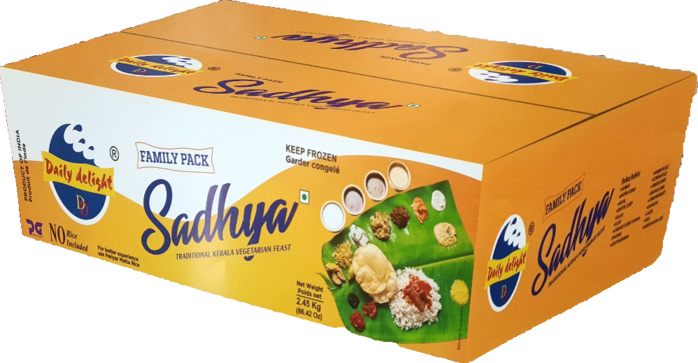 Frozen Daily Delight - Sadhya Kit (Feast for 2) 2.4kg - Only Berlin Same Day Delivery
