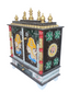 Elegant Wooden Mandir "Bhakti Bhavan" (House of Devotion) Blue