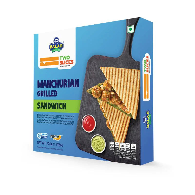 Frozen Balaji Manchurian Grilled Sandwich 250gm - Only Berlin Same Day Delivery