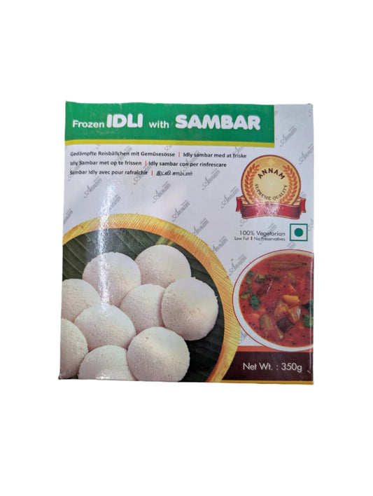 Frozen Annam Idli with Sambar 350gm - Only Berlin Same Day Delivery