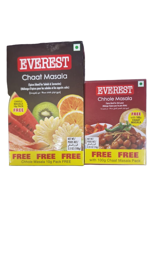 Everest Chaat Masala 100gm(Free Everest Chhole Masala 10gm)