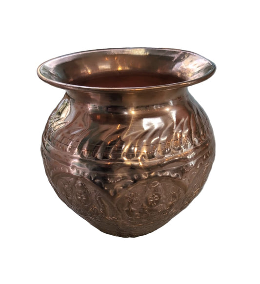 Copper Ashtalakshmi Kalash