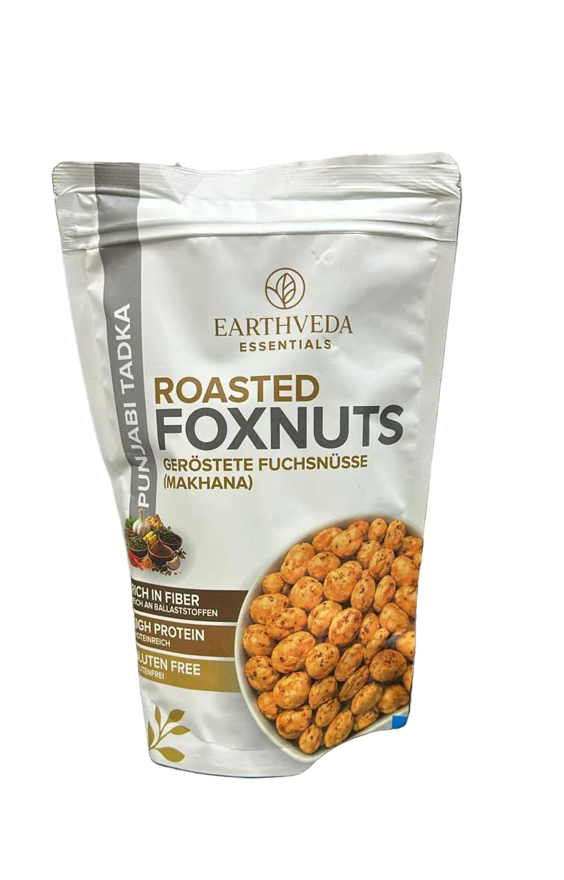 Earthveda Roasted Foxnuts(Makhana) - Punjabi Tadka 40gm