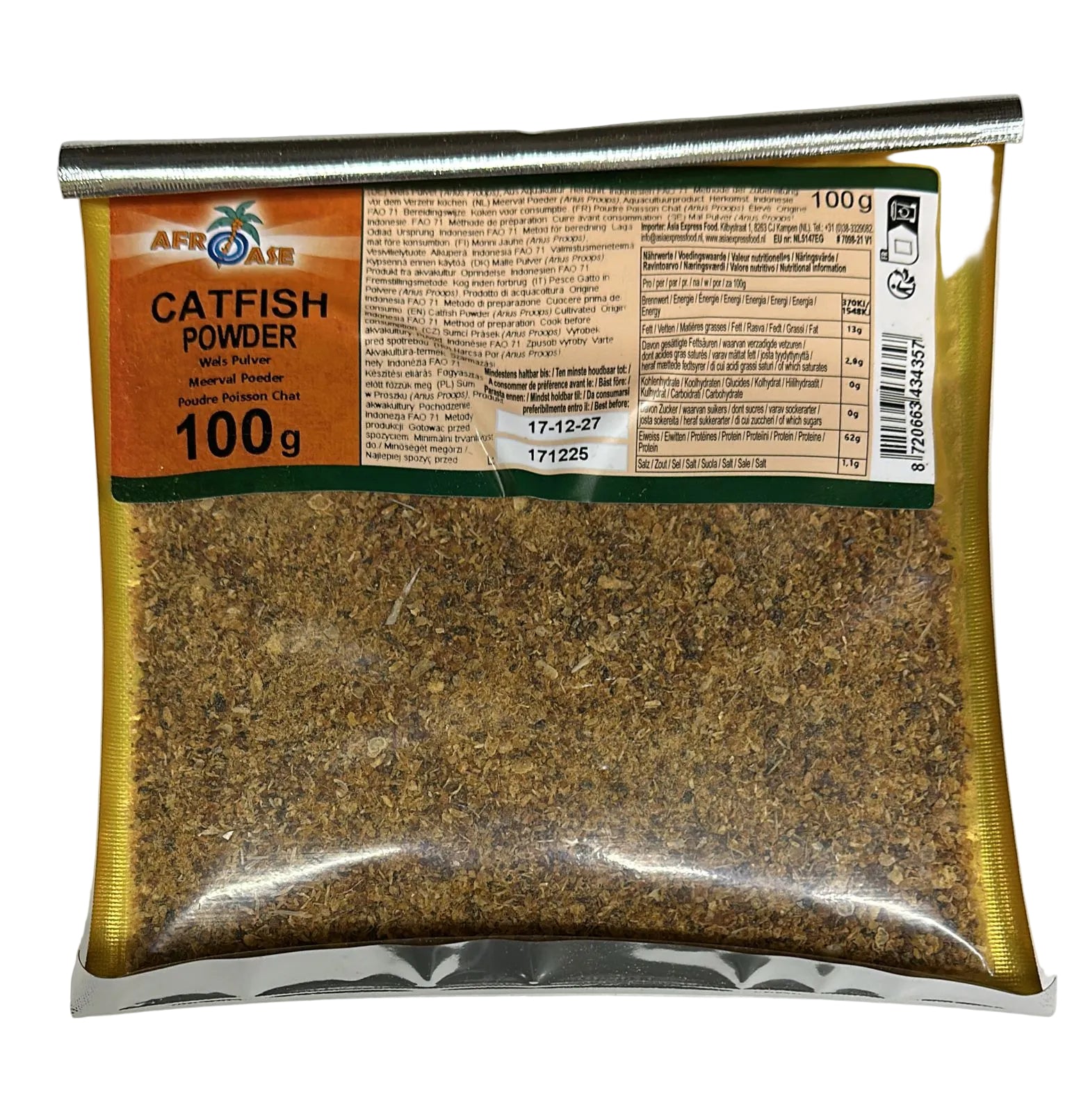 Afroase Catfish Powder 100gm