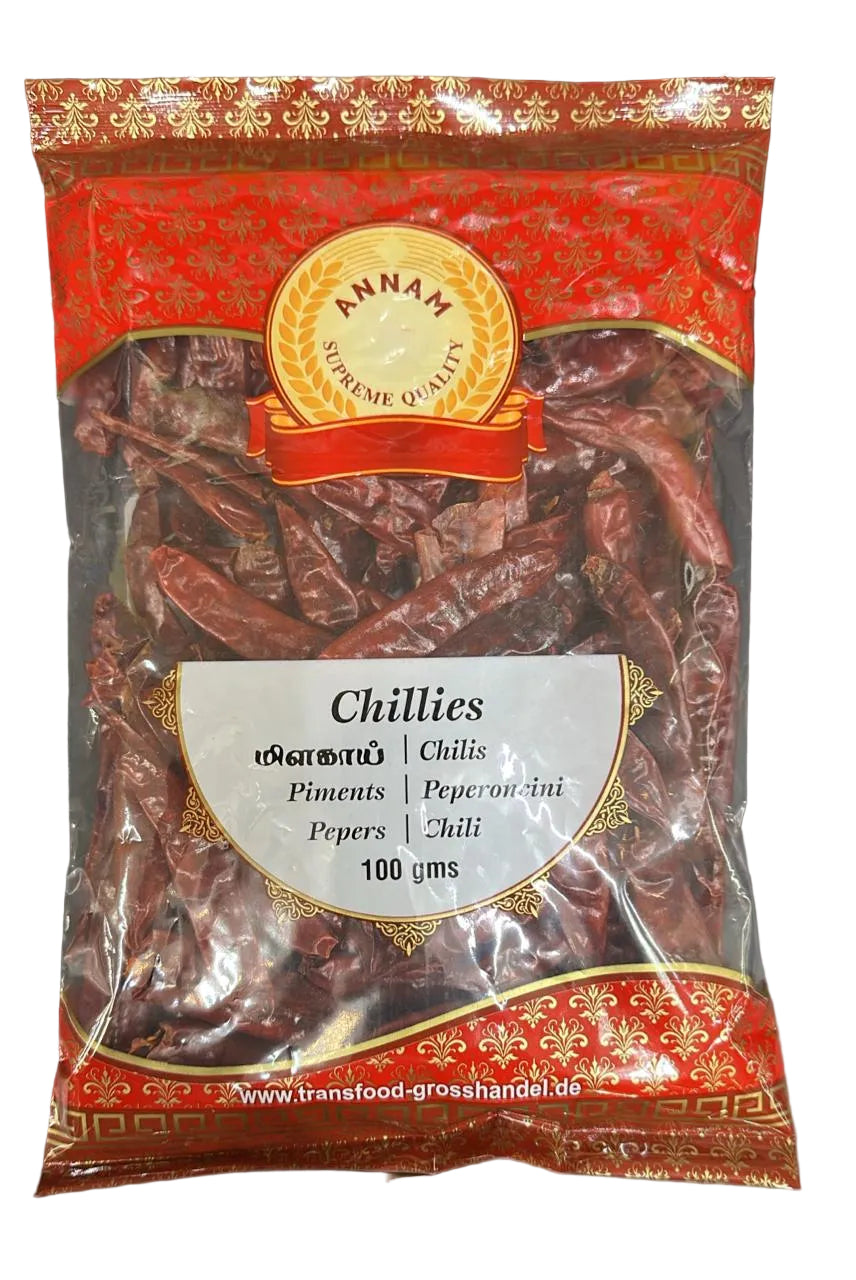 Annam Dried Red Chillies 100gm