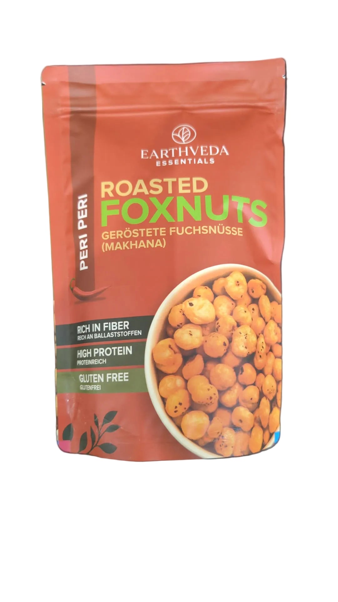 Earthveda Roasted Foxnuts(Makhana) - Peri Peri 40gm