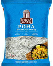 India Gate Rice Flakes(Poha/Powa) Medium 1kg - Spice Village