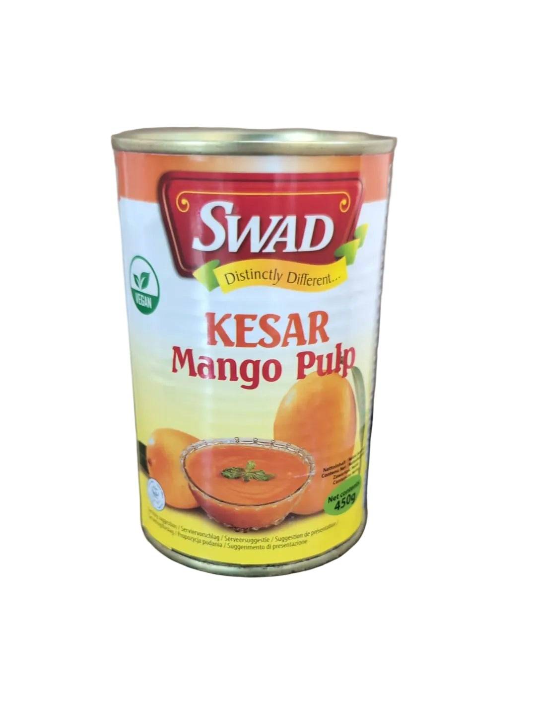 Swad Kesar Mango Pulp 450gm - Spice Village