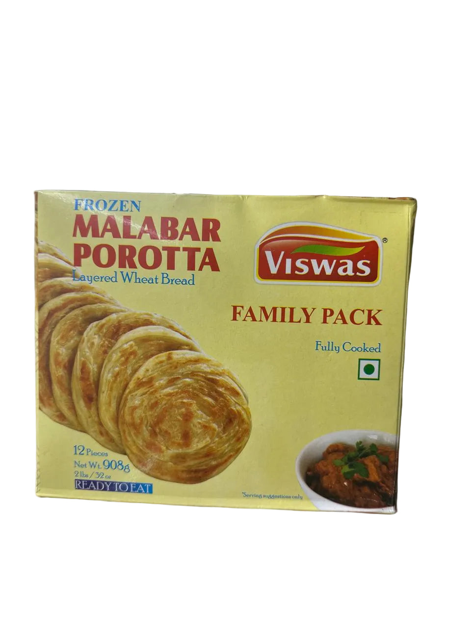 Frozen Viswas Malabar Porotta 908gm - Only Berlin Same Day Delivery