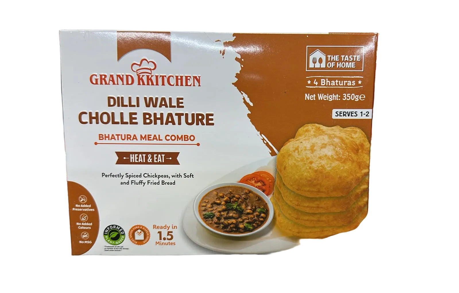 Grand Kitchen Dilli Wale Chole Bhature 350gm - Spice Village