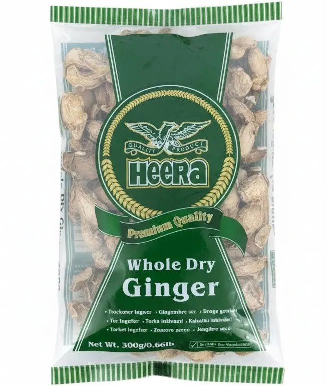 Heera Dry Ginger(Whole) 300gm - Spice Village