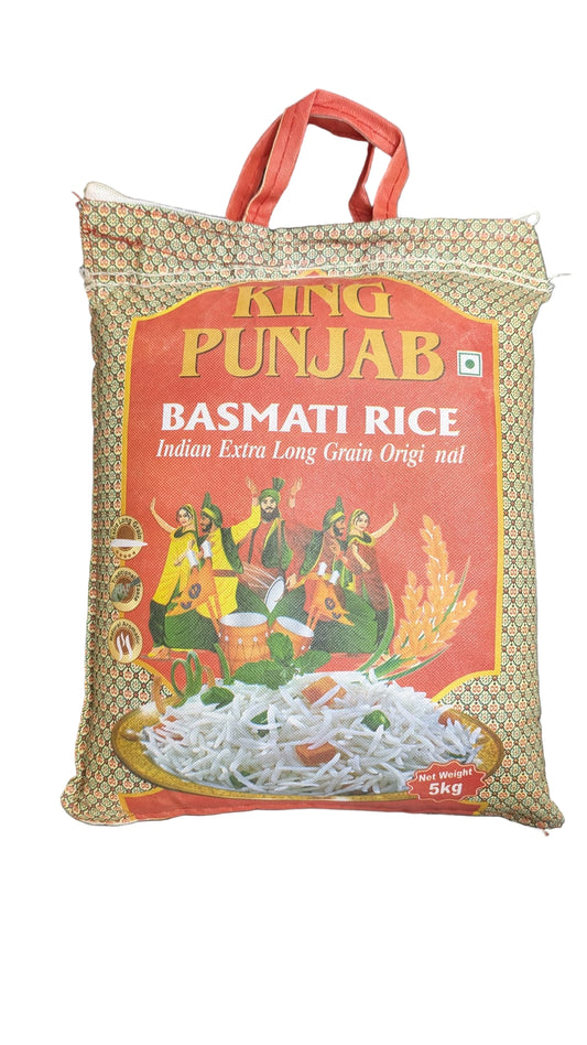 King Punjab Extra Long Basmati Rice 5kg