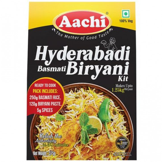 Aachi Hyderabadi Basmati Biryani Kit 375gm - Spice Village