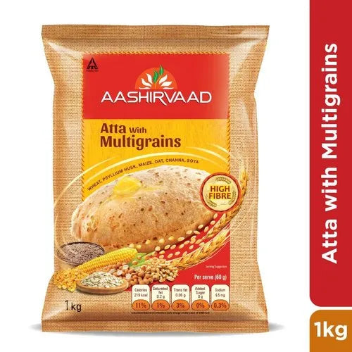 Aashirvaad Atta Multigrain 1kg (Export Pack)