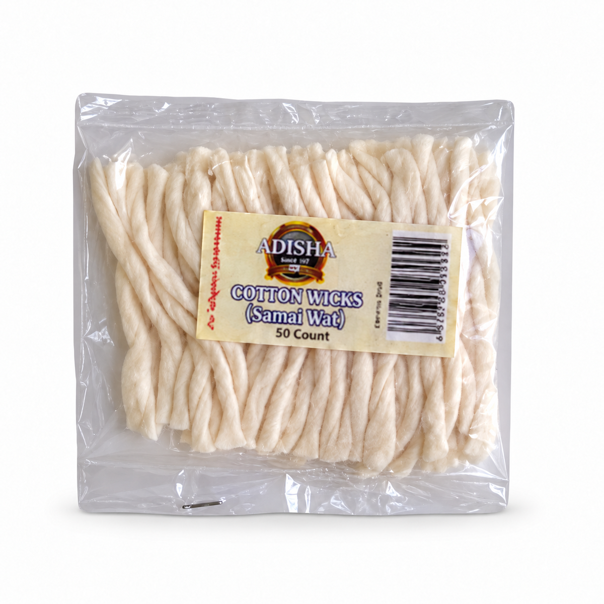 Adisha Cotton Wick Long (Samai Wat) 50pcs - Spice Village