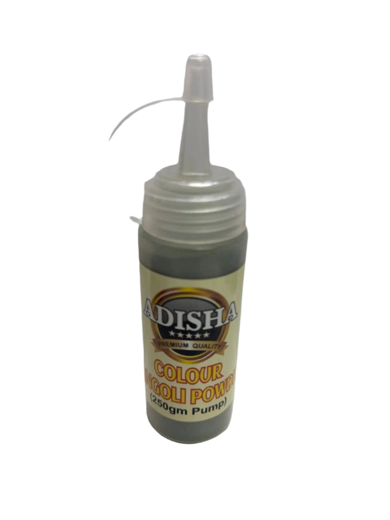 Adisha Rangoli Colour Pump (Green) 250gm - Spice Village