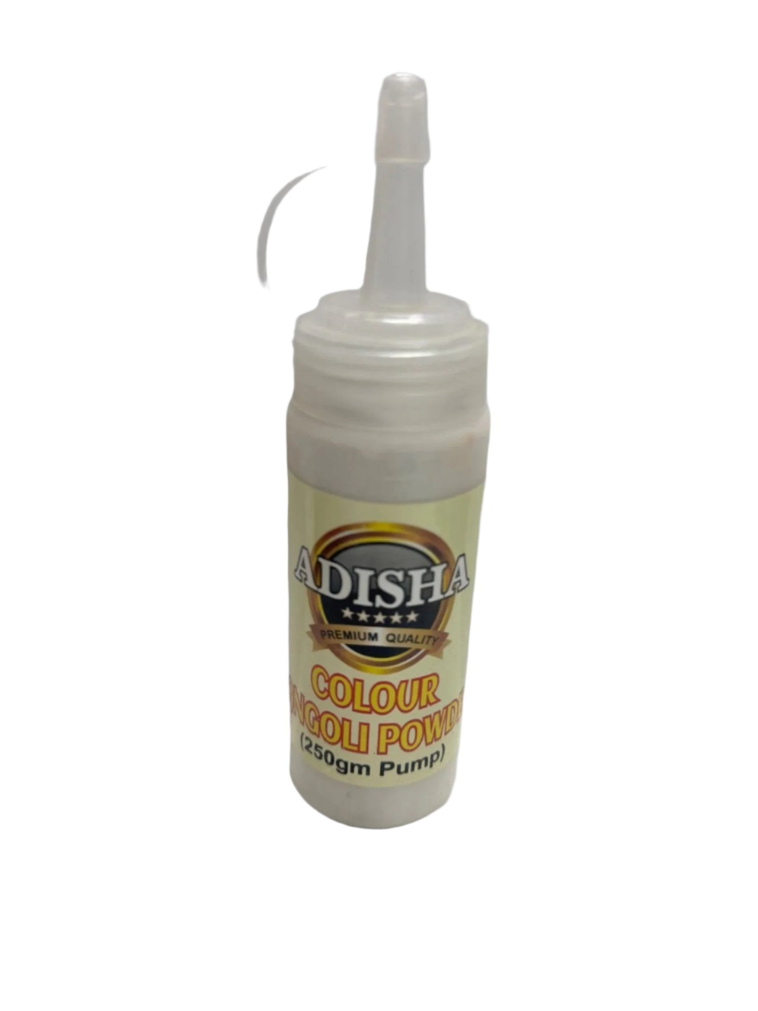 Adisha Rangoli Colour Pump (White) 250gm - Spice Village