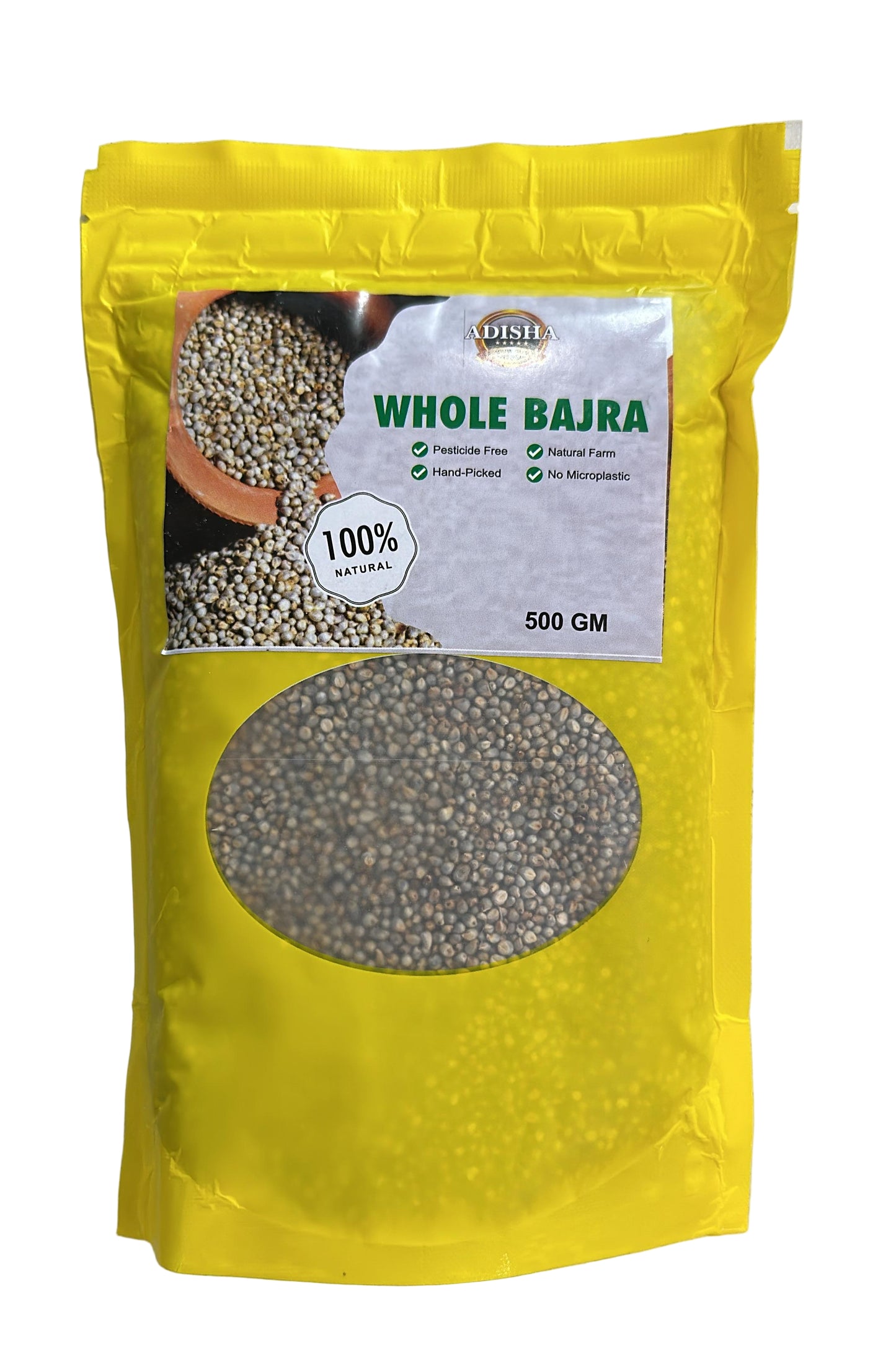Adisha Bajra Whole 500gm - Spice Village