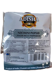 Adisha Nachani Ragi Papad 180gm - Spice Village