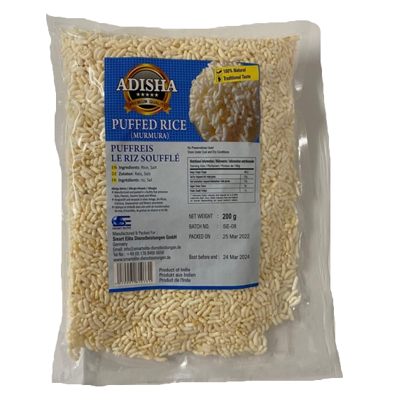 Adisha Puffed Rice (Mamra) 200gm - Spice Village