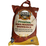 Adisha Sona Masoori Brown Rice 5kg - Spice Village