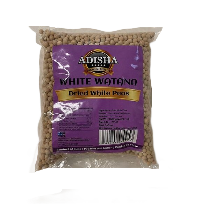 Adisha White Vatana(Peas) 500gm - Spice Village