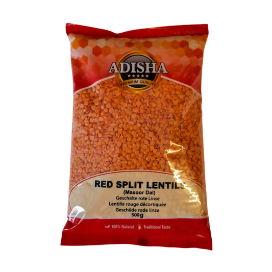 Adisha Red Lentils 500gm