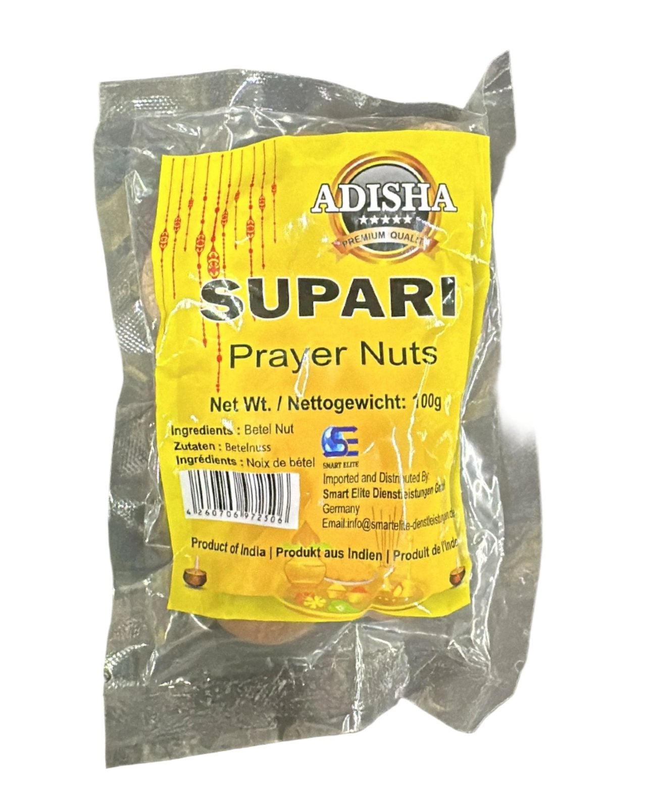 Adisha Supari For Pooja (Whole) 100gm - Spice Village