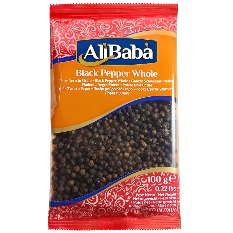 Alibaba Black Pepper Whole 100gm - Spice Village