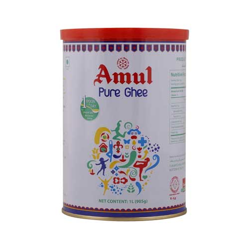 Amul Pure Desi Ghee 1L (905gm) - Spice Village