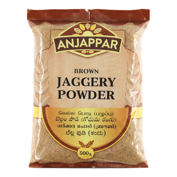 Anjappar Jaggery Powder Brown 500gm - Spice Village