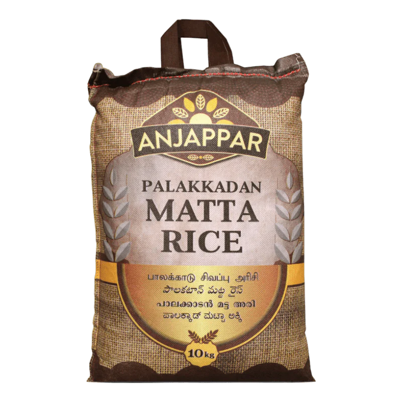 Anjappar Palakkadan Matta Rice 10kg - Spice Village