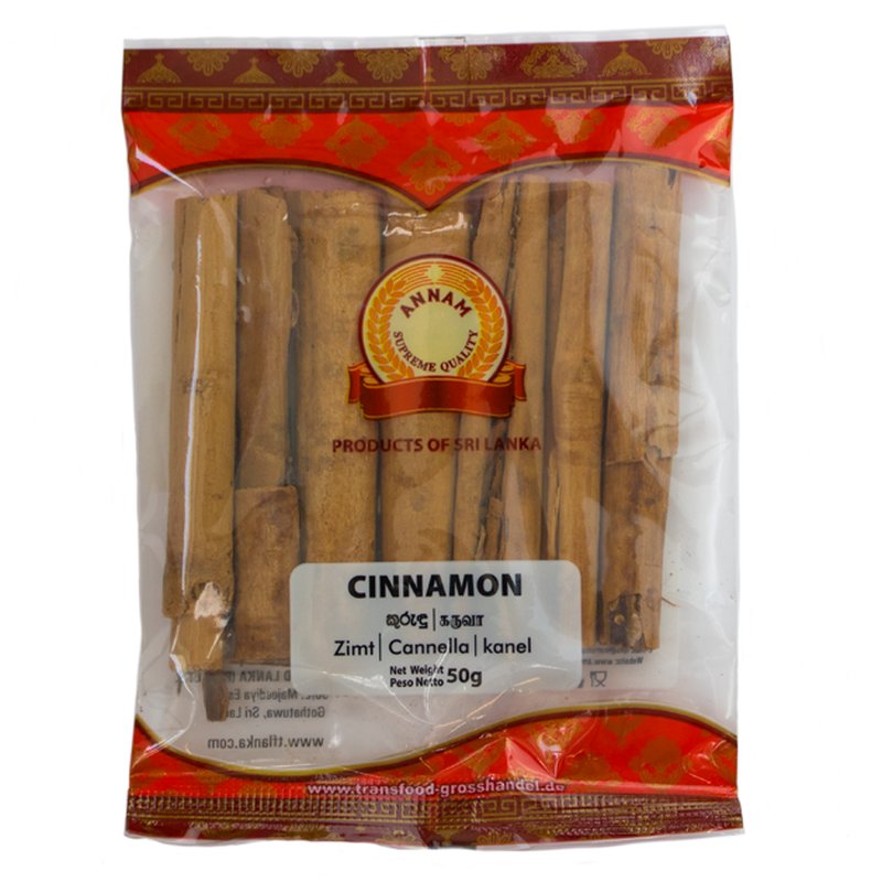 Annam Cinnamon (Dalchini) Sticks 50gm - Spice Village