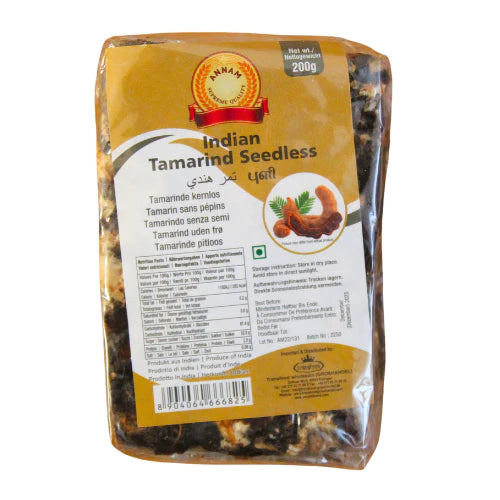 Annam Indian Tamarind (Seedless) 200gm - Spice Village