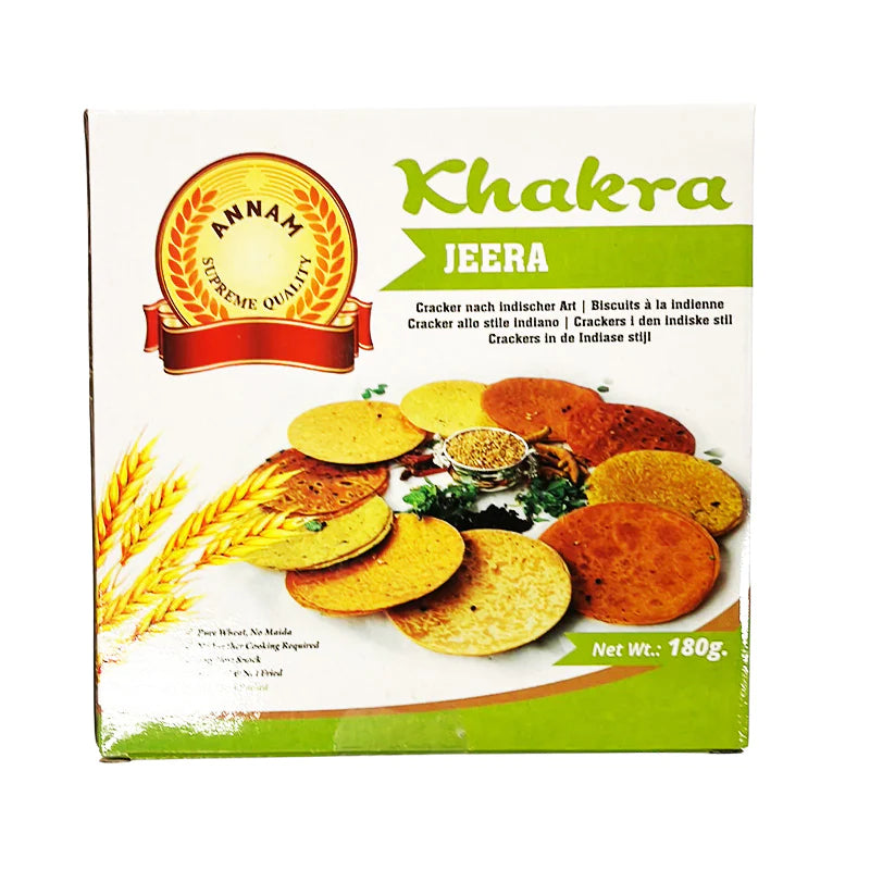 Annam Jeera Khakhra 180gm - Spice Village