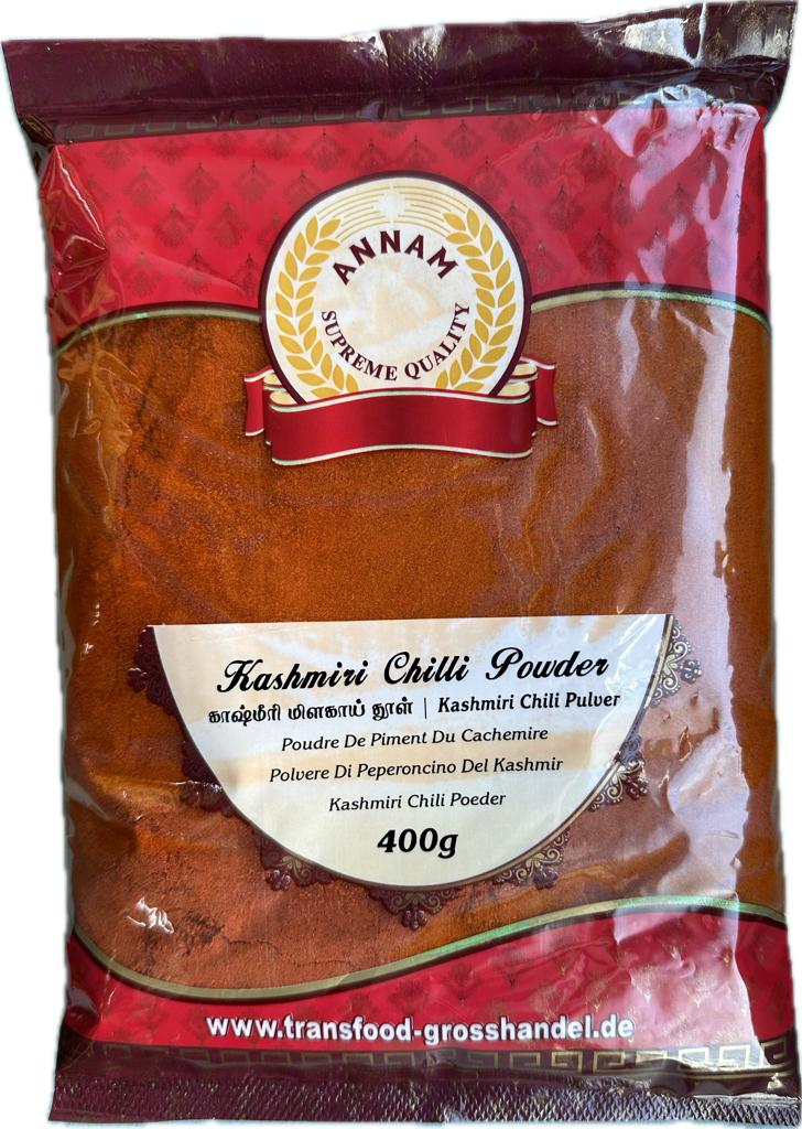 Annam Kashmiri Chilli Powder 400gm - Spice Village
