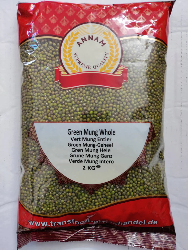 Annam Moong Whole 2kg - Spice Village