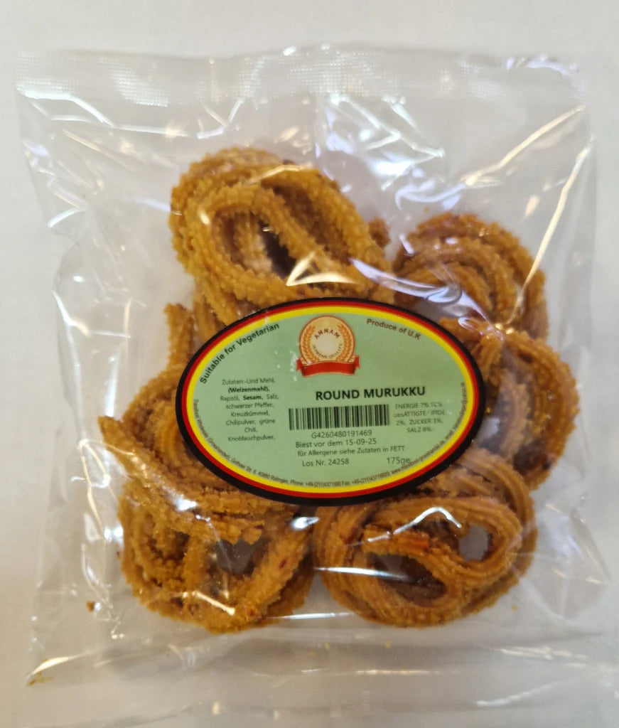 Annam Round Murukku 175gm - Spice Village