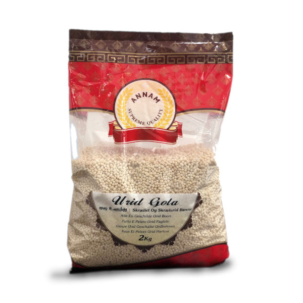 Annam Urid Gota Whole 2kg - Spice Village