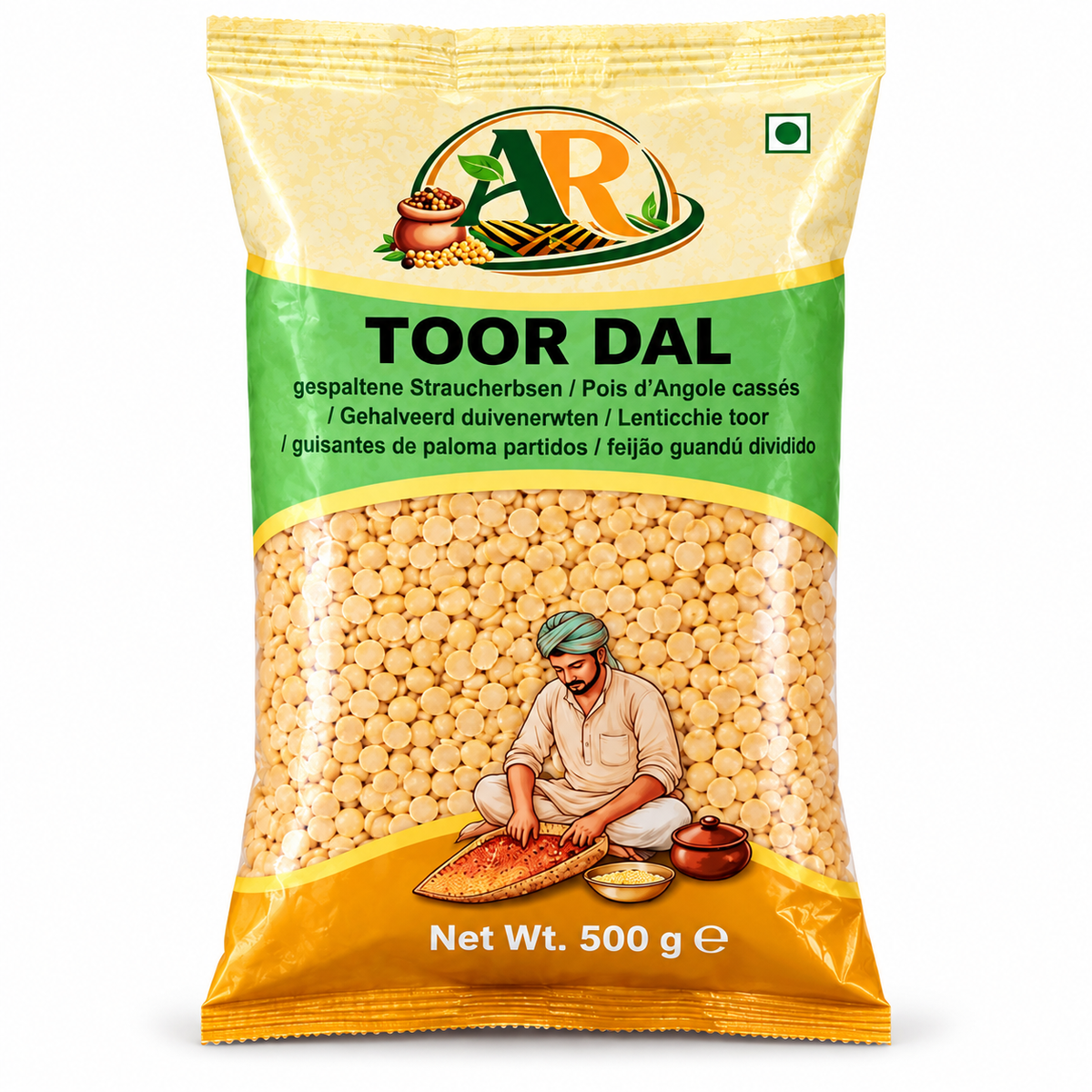 AR Toor Dal 500g - front of pack
