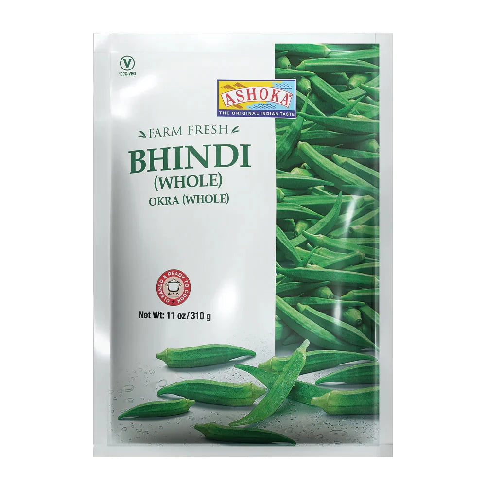 Frozen Ashoka Okra Whole (Bhindi) 310gm - Only Berlin Same Day Delivery - Spice Village