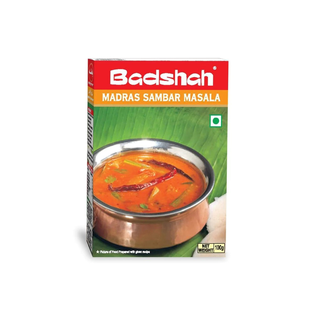 Badshah Madras Sambar Masala 100gm - Spice Village