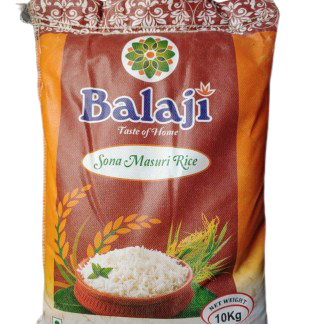 Balaji Sona Masoori Rice 10kg - Spice Village