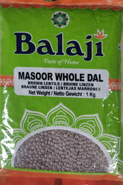 Balaji Brown Lentils 1kg - Spice Village