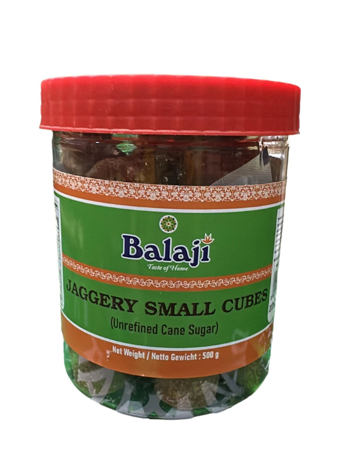 Balaji Jaggery Cubes Jar 500gm - Spice Village