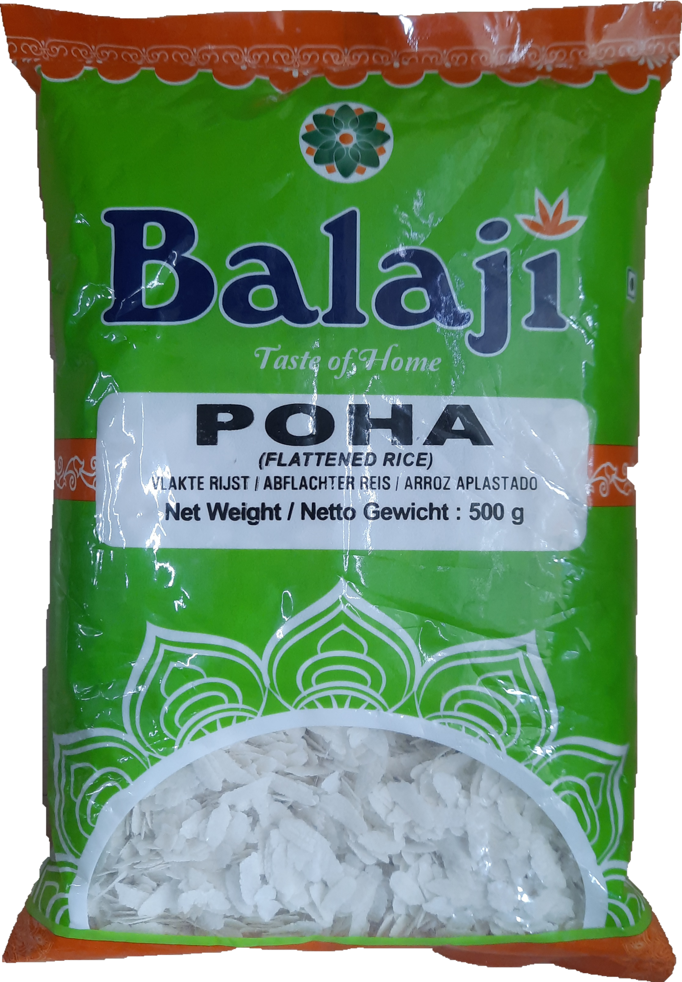 Balaji Rice Flakes(Poha/Powa) Medium 500gm - Spice Village