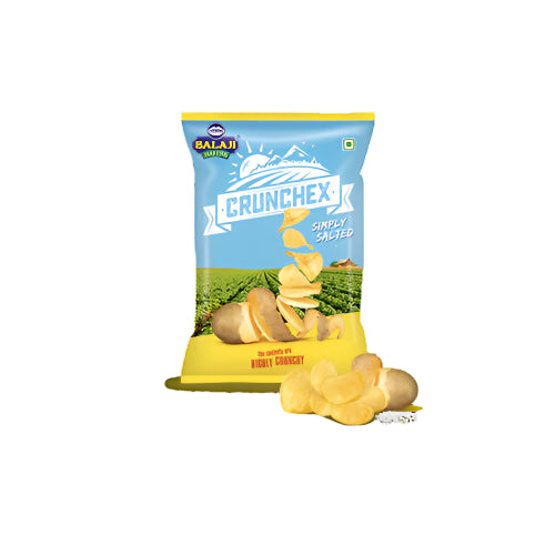 Balaji Simply Salted Crunchex Potato Chips 135gm - Spice Village