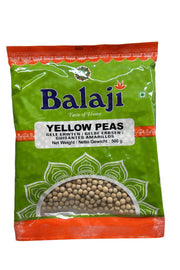 Balaji Yellow Peas Whole 500gm - Spice Village